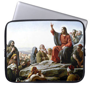 Housse Pour Ordinateur Portable Sermon sur la montagne - peinture de Carl Bloch