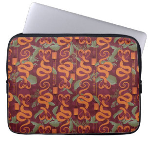 Housse Pour Ordinateur Portable Serpent Luxe Motif - Le Lotus Blanc