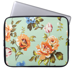 Housse Pour Ordinateur Portable Shabby Chic Rose Motif Vintage