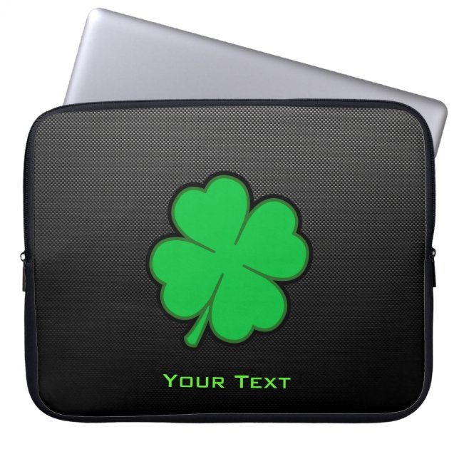 Housse Pour Ordinateur Portable Shamrock lisse (Devant)