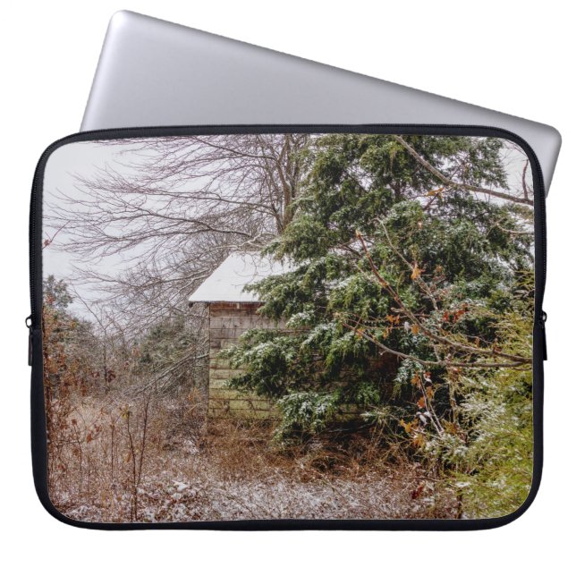 Housse Pour Ordinateur Portable Shed abandonné (Devant)