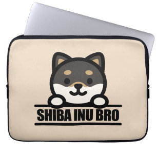 Housse Pour Ordinateur Portable SHIBA INU BRO - Conception de frère Shiba Inu Coo