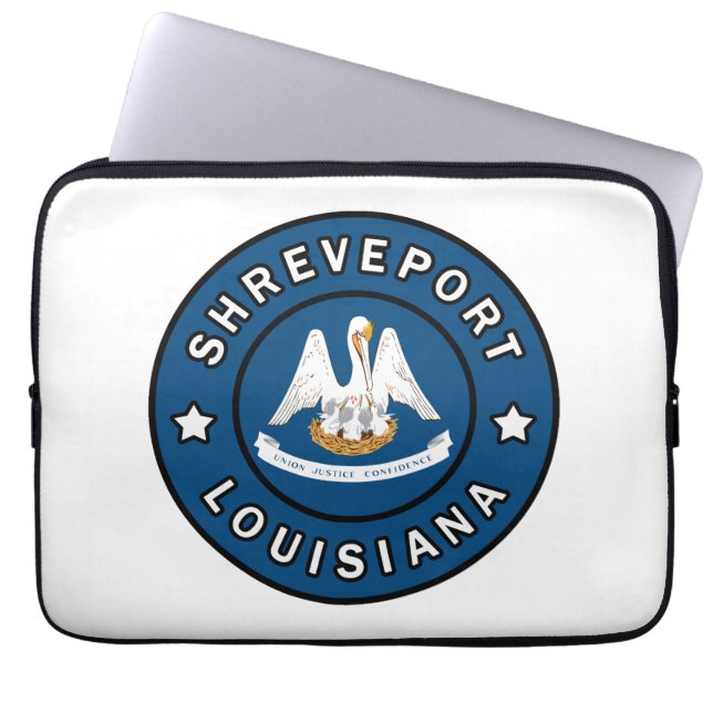 Housse Pour Ordinateur Portable Shreveport Louisiane (Devant)