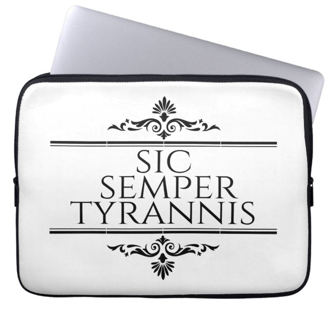 Housse Pour Ordinateur Portable Sic Semper Tyrannis (Devant)