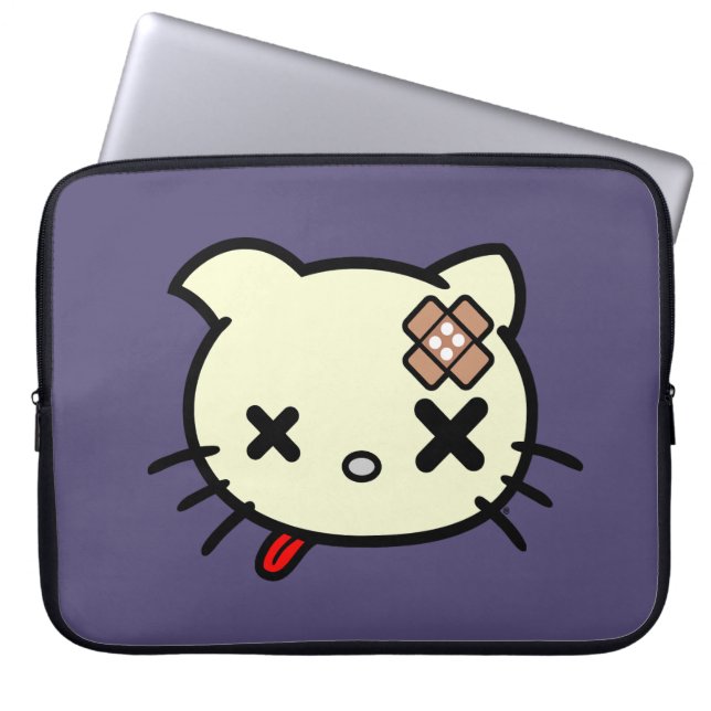 Housse Pour Ordinateur Portable Sick Kitty (Devant)