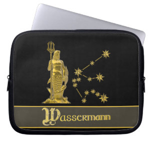 Housse Pour Ordinateur Portable Signe du zodiaque Verseau -