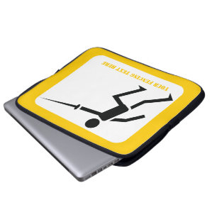 Housse Pour Ordinateur Portable Silhouette noire Fencer avec clôture d'épée person