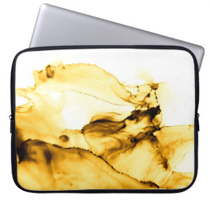 Housse Pour Ordinateur Portable Silhouette paysage de cocotier, soleil tropical