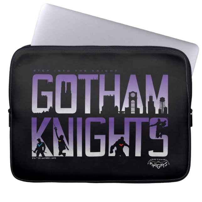 Housse Pour Ordinateur Portable Silhouettes de Gotham Knights (Devant)