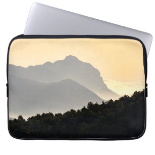 Housse Pour Ordinateur Portable Silhouettes des montagnes
