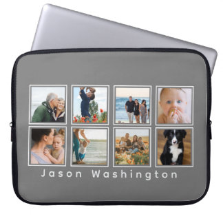 Housse Pour Ordinateur Portable Simple 8 Photo sur fond gris