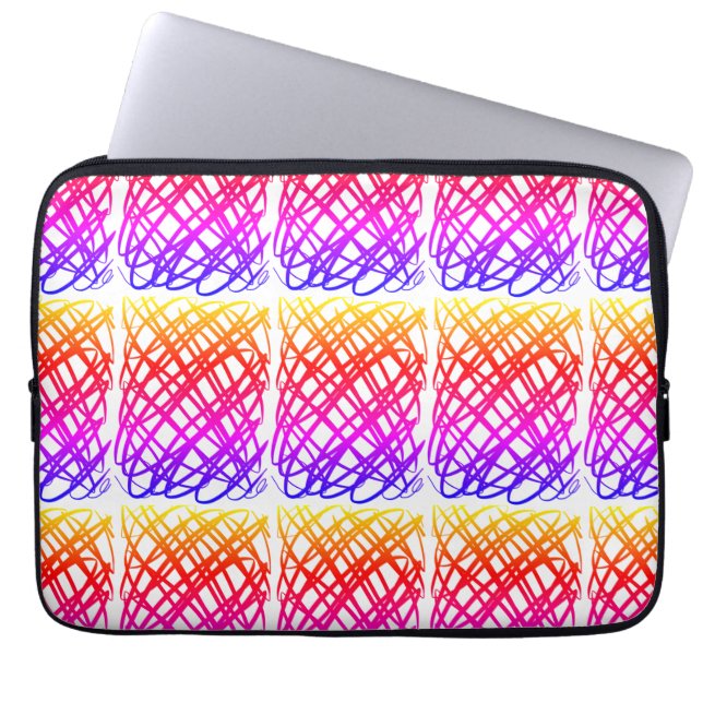 Housse Pour Ordinateur Portable Simple Scribble | Filtre Ipanema | Carrelage centr (Devant)