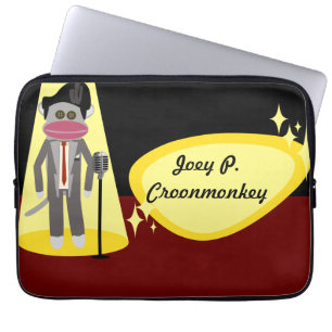 Housse Pour Ordinateur Portable Singe de chaussette de chanteur de charme de luxe