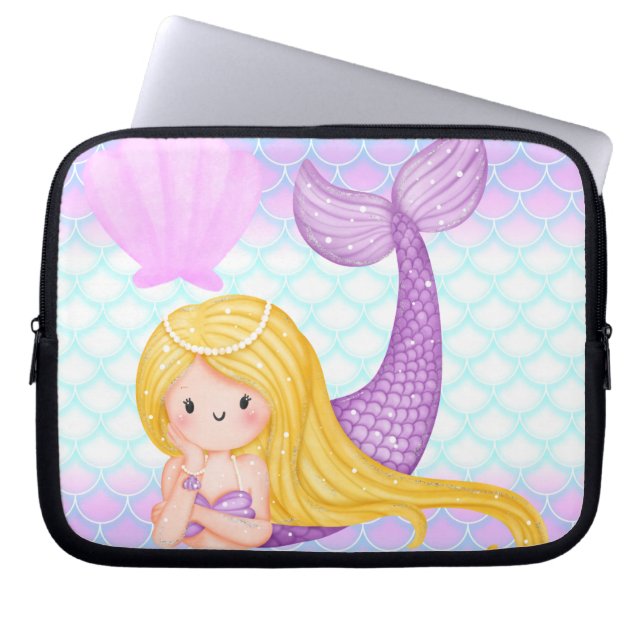 Housse Pour Ordinateur Portable Sirène (Devant)