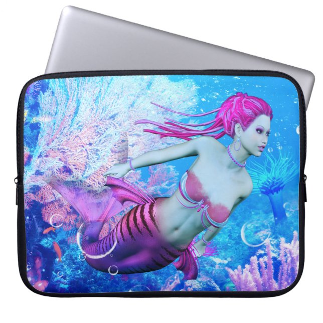 Housse Pour Ordinateur Portable Sirène (Devant)
