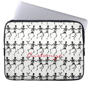 Housse Pour Ordinateur Portable Skeletons dansants Halloween Thunder_Cove