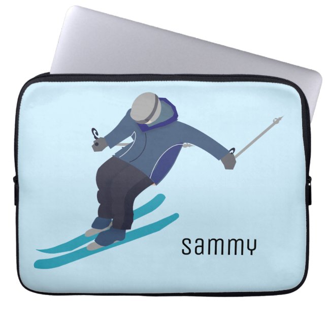Housse Pour Ordinateur Portable Ski (Devant)
