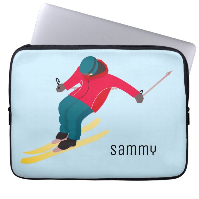 Housse Pour Ordinateur Portable Ski (Devant)