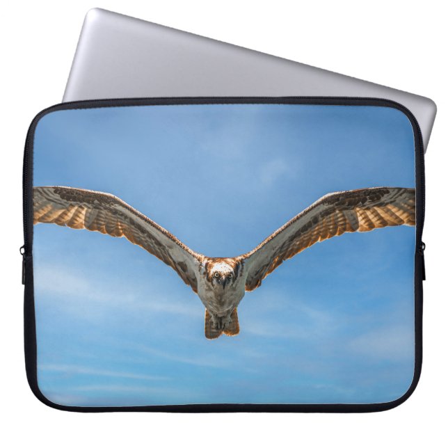 Housse Pour Ordinateur Portable Sky Sovereign: Osprey in Flight (Devant)