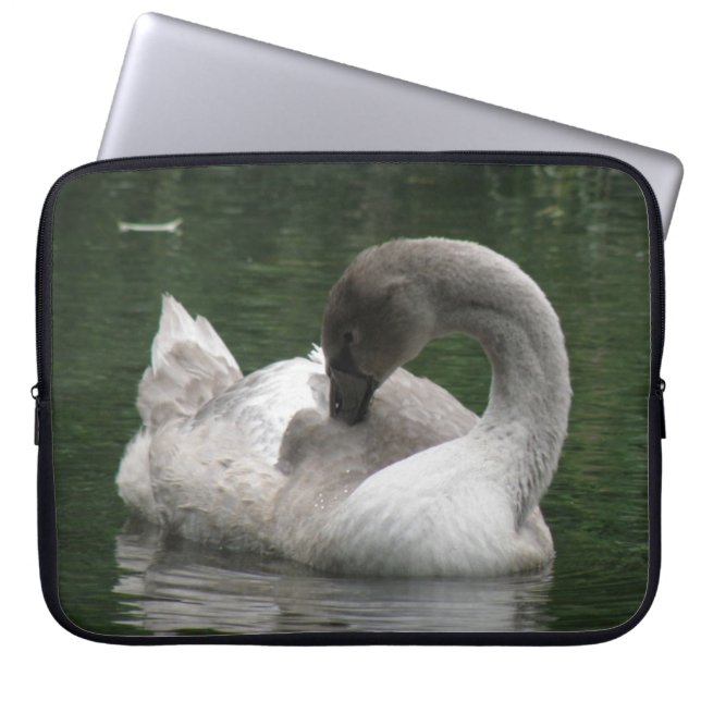 Housse Pour Ordinateur Portable Sleepy Swan Portable (Devant)