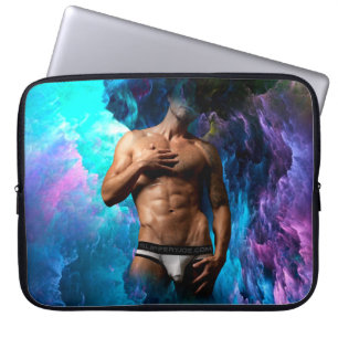 Housse Pour Ordinateur Portable SlipperyJoe's artistique Homme sous-vêtements bulg