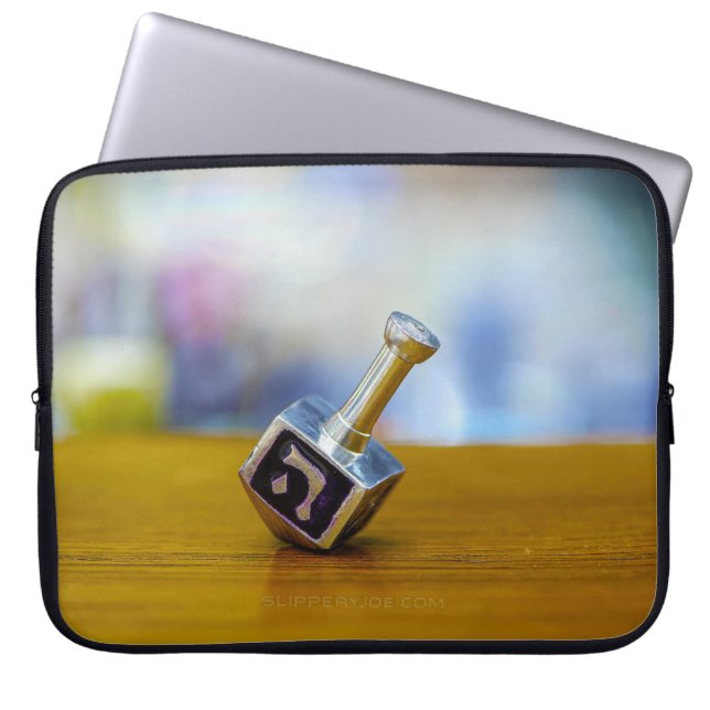 Housse Pour Ordinateur Portable SlipperyJoe's Happy Hanoukka à quatre côtés (Devant)