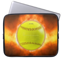 SlipperyJoe's softball en feu flammes boule de feu