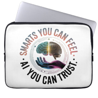 Housse Pour Ordinateur Portable Smarts Vous Pouvez Sentir - AI Cerveau Futuriste D