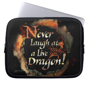 Housse Pour Ordinateur Portable SMAUG™ - Graphique de logo pour ne jamais rire