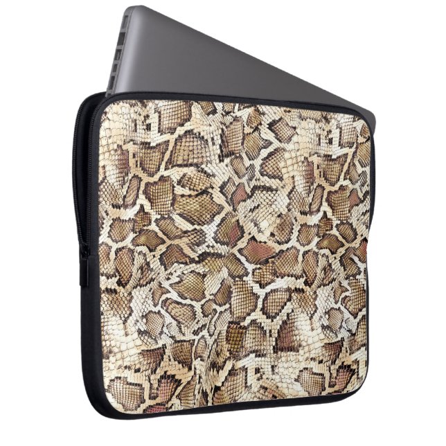 Housse Pour Ordinateur Portable Snake Skin Design (Devant droit)