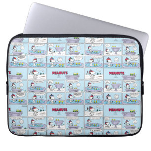 Housse Pour Ordinateur Portable Snoopy & Amis Jeu de hockey