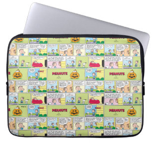 Housse Pour Ordinateur Portable Snoopy & Linus   Les grandes nouvelles Citrouilles