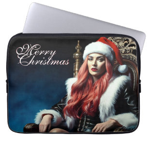Housse Pour Ordinateur Portable Soeur la plus chaude de père Noël - Merry Xmas 031
