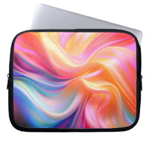 Housse Pour Ordinateur Portable Soie pastel colorée