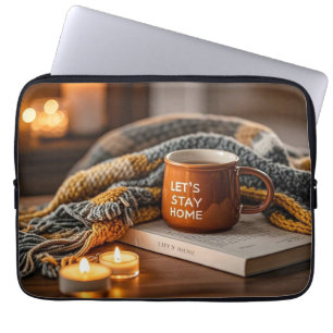 Housse Pour Ordinateur Portable Soirée aux chandelles chaleureuses et cosy