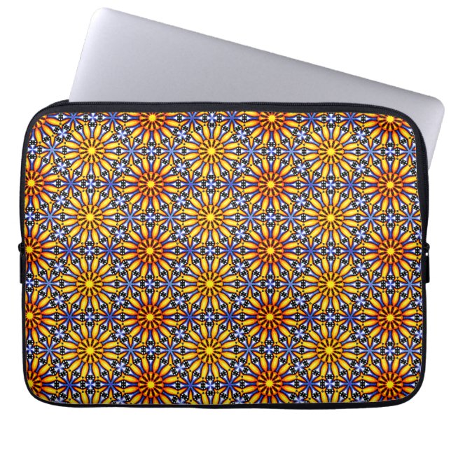 Housse Pour Ordinateur Portable Soleil céleste Mandala (Devant)