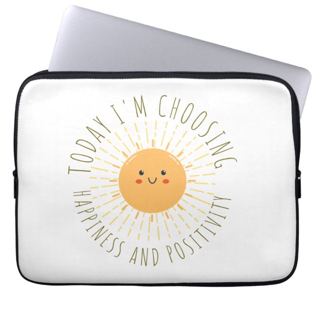 Housse Pour Ordinateur Portable Soleil souriant mignon  (Devant)