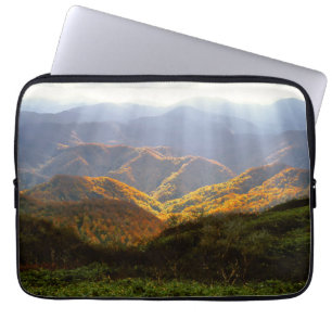 Housse Pour Ordinateur Portable Soleil Sur Les Montagnes Shirakami-Sanchi