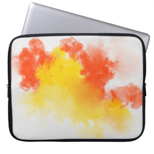 Housse Pour Ordinateur Portable Sommaire des peintures de teintures d'aquarelle