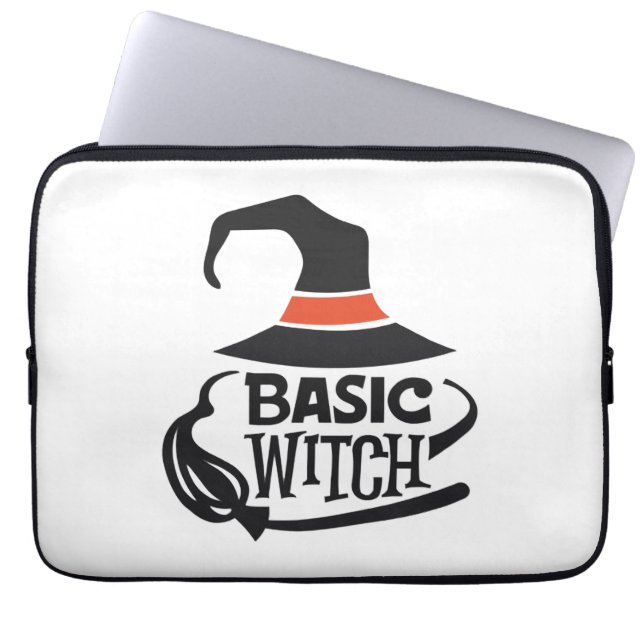 Housse Pour Ordinateur Portable Sorcière de base - Halloween (Devant)