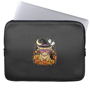 Housse Pour Ordinateur Portable Sorcière de la fête d'Halloween de citrouille de v