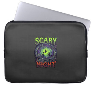 Housse Pour Ordinateur Portable Sorcières de nuit effrayantes Grotte de chauves-so