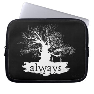 Housse Pour Ordinateur Portable Sortilège Harry Potter Silhouette de citation to