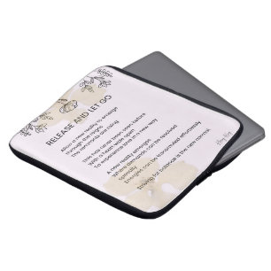 Housse Pour Ordinateur Portable Sortir et laisser aller - amour personnel poésie