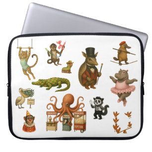 Housse Pour Ordinateur Portable spectacle du cirque Dingaling Bros