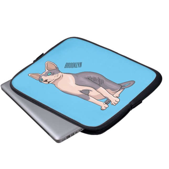 Housse Pour Ordinateur Portable Sphynx cat (Devant bas)