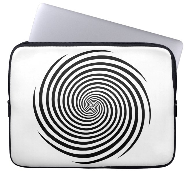 Housse Pour Ordinateur Portable Spirale d'hypnose (Devant)