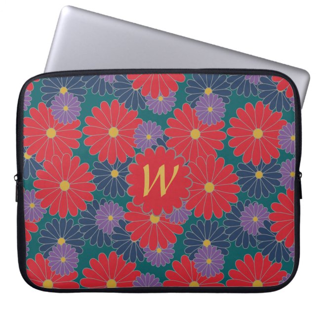 Housse Pour Ordinateur Portable Splashy Fall Portable Floral (Devant)