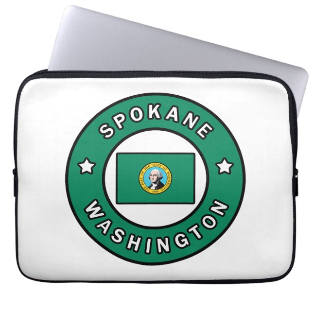 Housse Pour Ordinateur Portable Spokane Washington (Devant)