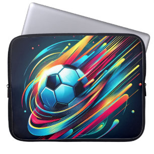 Housse Pour Ordinateur Portable Sports de vitesse de football cybernétique futuris